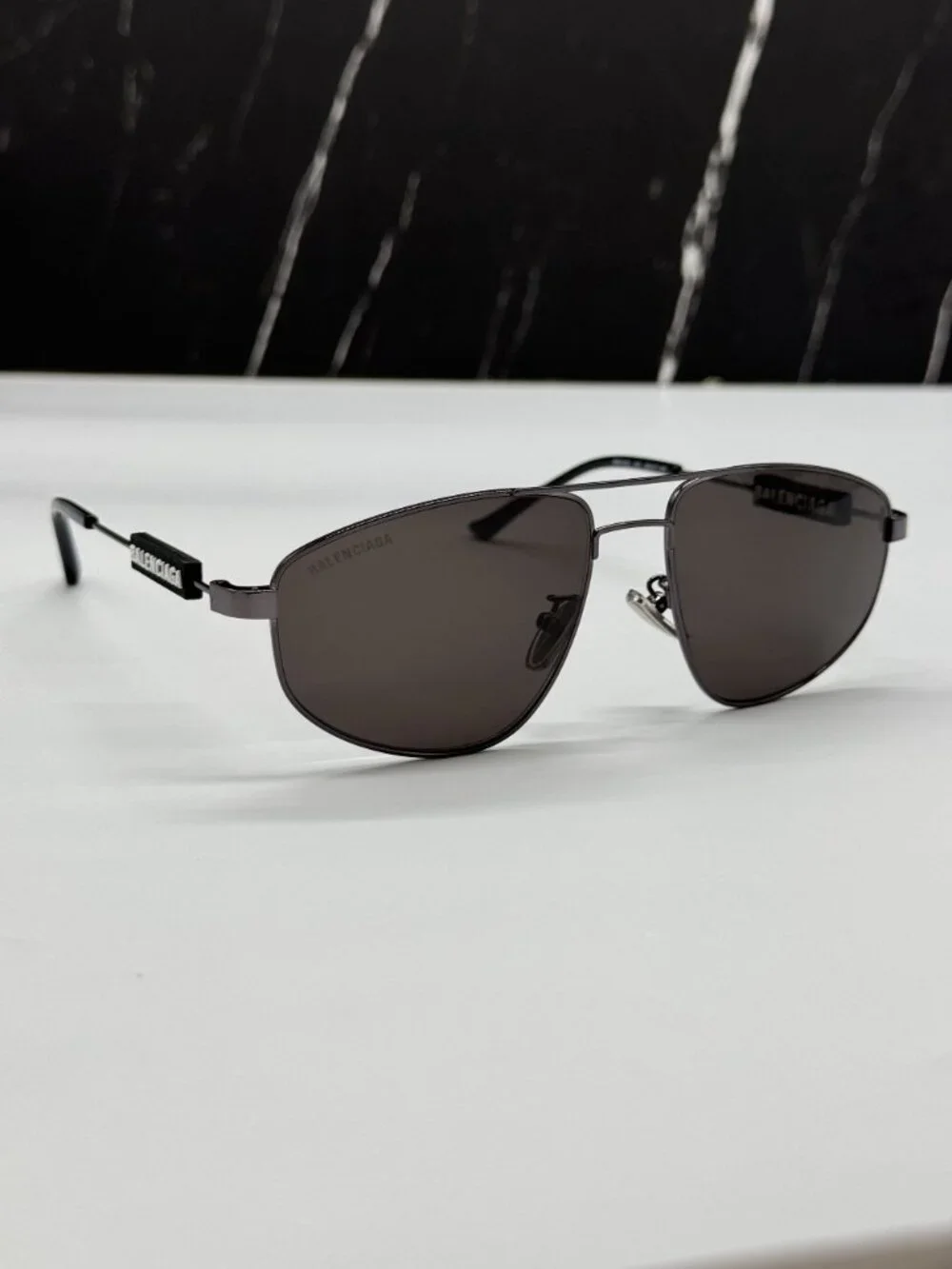 NEW BALENCIAGA BB0115S 001 BLACK PILOT UNISEX SUNGLASSES BALENCIAGA EYEWEAR